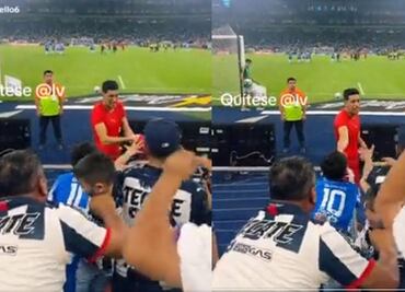¡Deplorable actitud! Adulto agredió a niño para quedarse la playera de Esteban Andrada