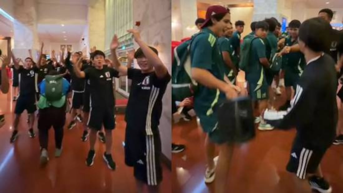 Los japoneses recibieron con un paseíllo a la Selección Mexicana. Foto: Especial