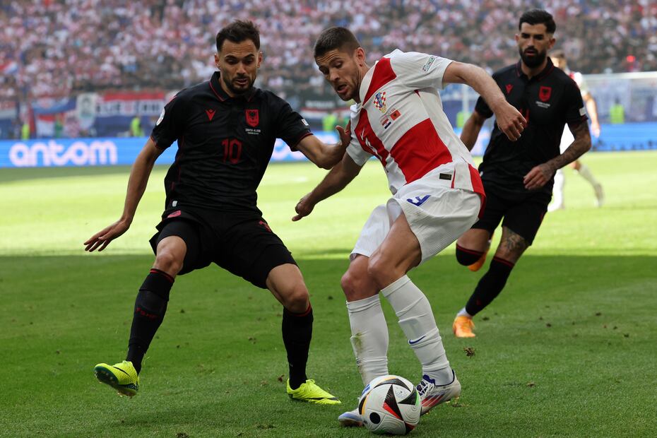 Albania aprovecha los últimos minutos del partido y rescata el empate ante Croacia - Foto: EFE