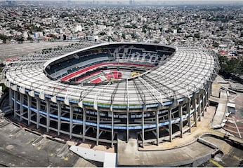 Estadios que han sido sede en múltiples Copas del Mundo; México tiene cinco en la lista