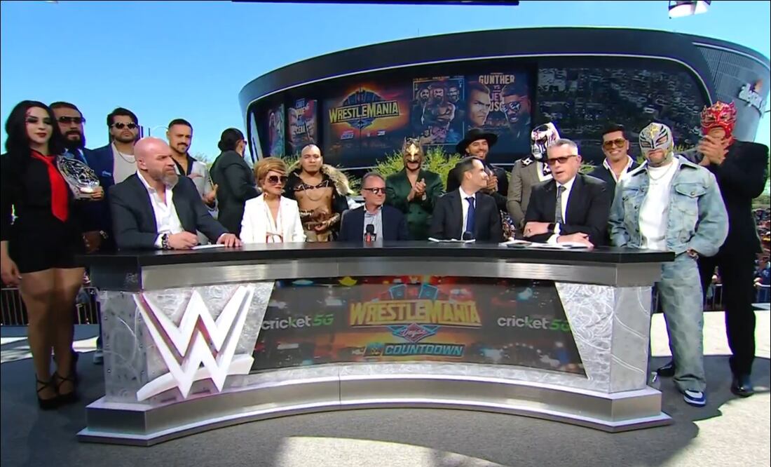 WWE anunció la adquisición de Lucha Libre AAA previo a Wrestlemania 41. FOTO: Captura