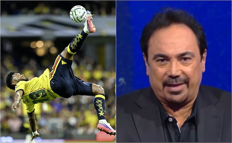 Hugo Sánchez se queja de los elogios a la chilena de Miguel Borja: "Nadie se acordó de mi"
