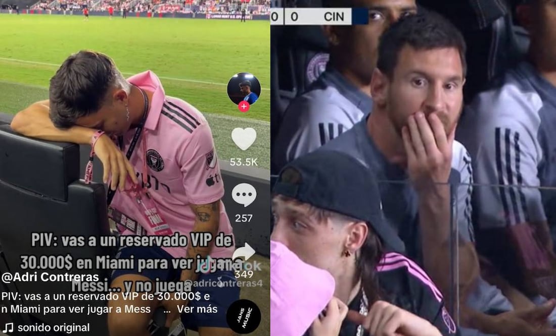 Rodri Contreras gastó 30 mil dólares y no pudo ver en acción a Messi. Fotos: Especial