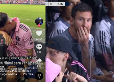 ¡Epic fail! Influencer pagó medio millón de pesos por ver un partido del Inter Miami... y Messi no jugó