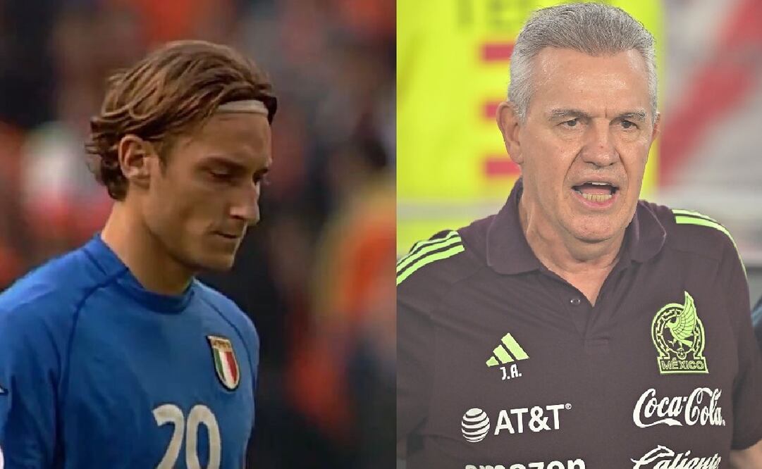 Totti fue insultado por Javier Aguirre en 2002 Foto: Especial