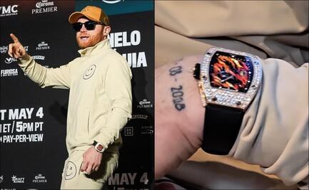 ¡Se va a ir de lado! Saúl Álvarez presumió su reloj de 1.5 millones de dólares