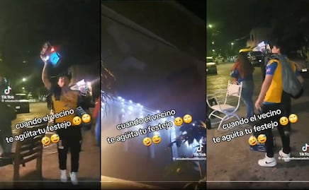 VIDEO: Aficionado de Tigres le cantaba a su equipo hasta que lo callaron con el himno del América