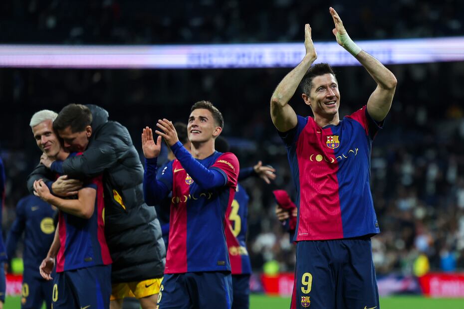 Barcelona goleo a domicilio al Real Madrid. Foto: EFE.
