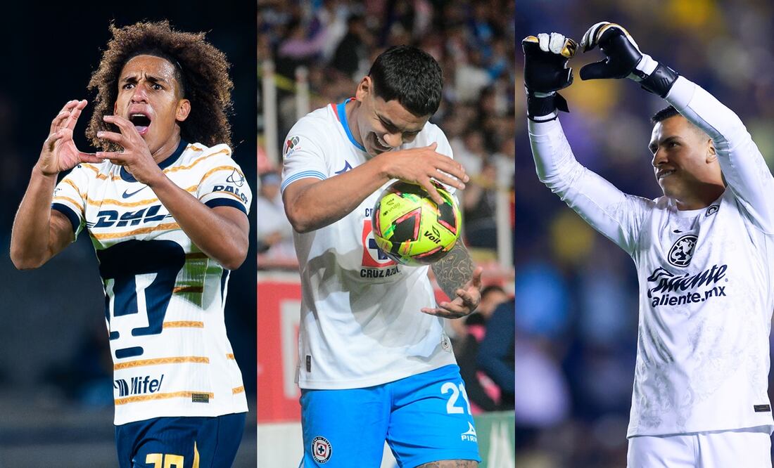 Pumas, Cruz Azul y América durante el Clausura 2025 - Fotos: Imago7