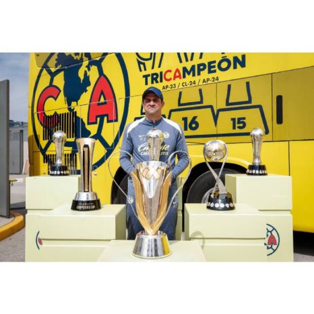 André Jardine presume todos los títulos que ha ganado en América en año y medio. Foto: Club América