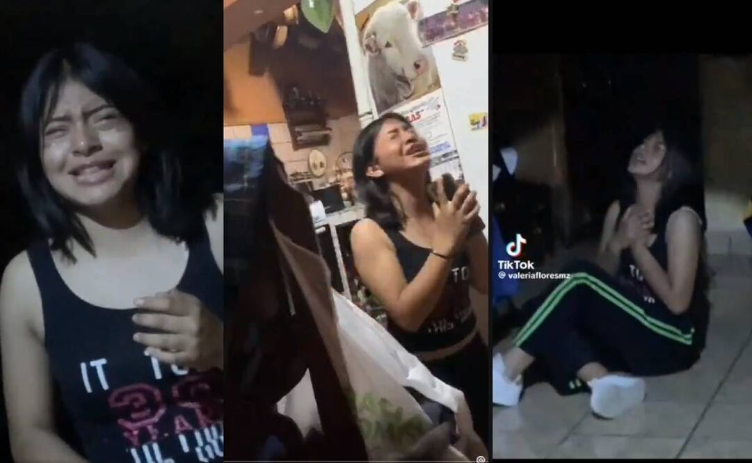 La aficionada de las Chivas no pudo contener el llanto luego de la eliminación ante el América. Foto: Especial