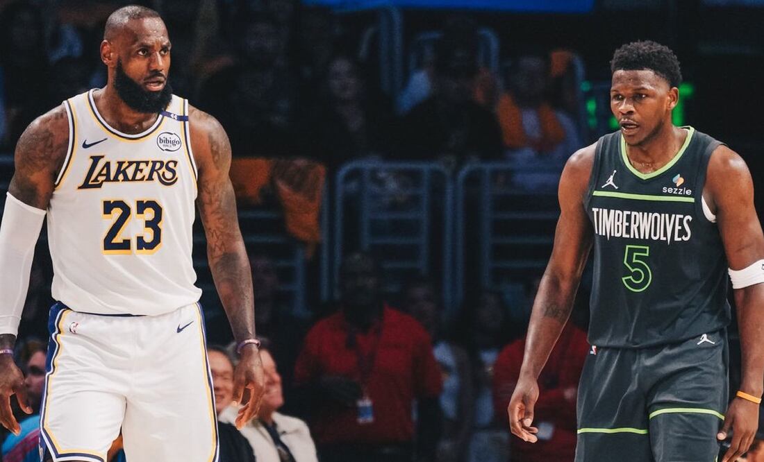 Lakers pierde vs Timberwolves Foto: @Timberwolves