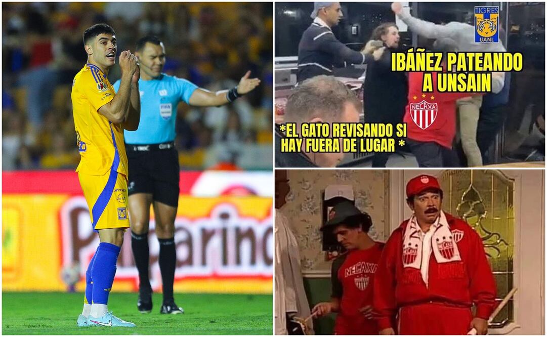 Los mejores memes de la polémica arbitral de Tigres vs Necaxa Foto: Especial