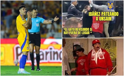 La polémica arbitral en la Semifinal entre Tigres y Necaxa no se salvó de los MEMES