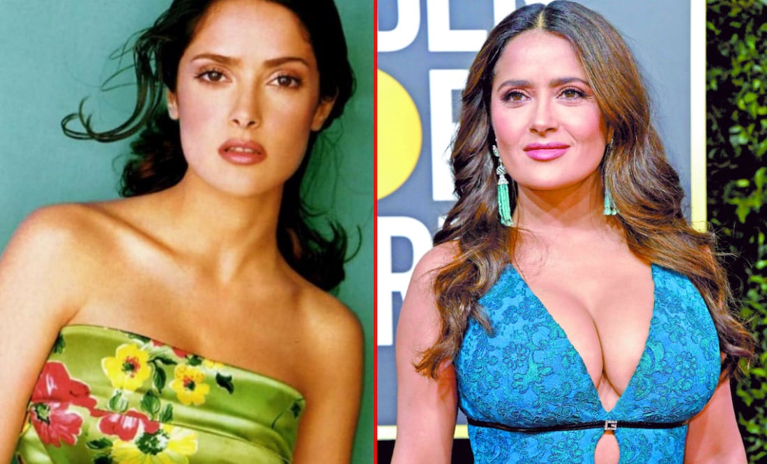 Fotos: Instagram @salmahayek/Frazer Harrison/AFP