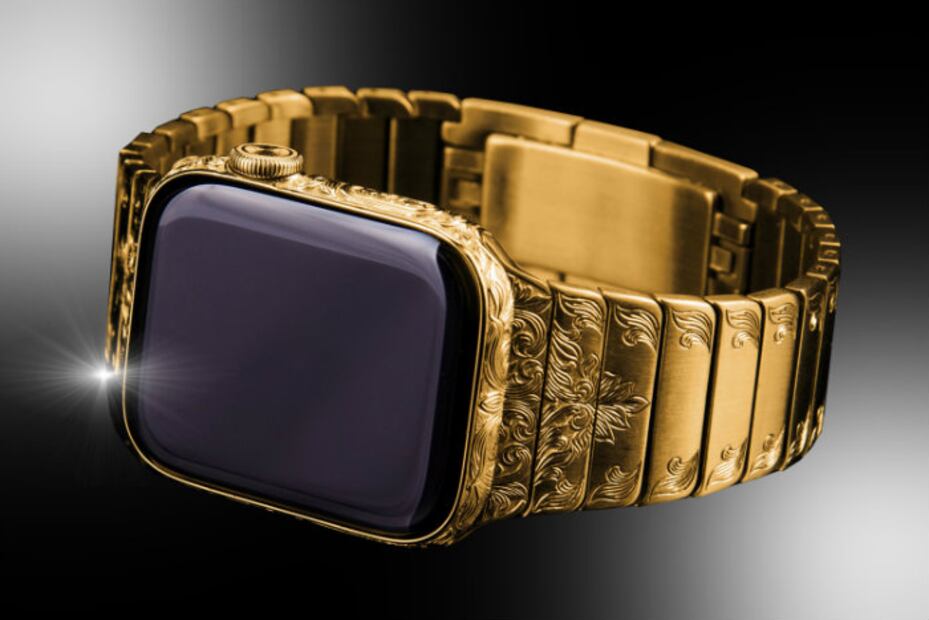 Así es el lujoso Apple Watch bañado en oro de 24 kilates