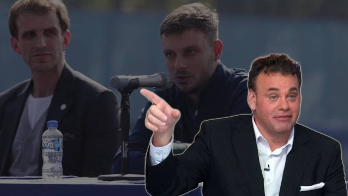 Ivan Alonso y Martín Anselmi en La Noria y David Faitelson en TUDN / FOTOS: Interna y Captura