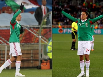 Un día como HOY, 17 de junio, Chicharito Hernández anotaba su primer gol en Copas del Mundo