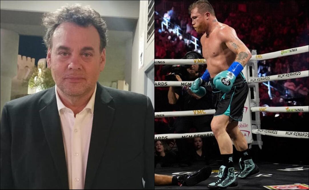 David Faitelson y Saúl Álvarez. FOTO: Especial