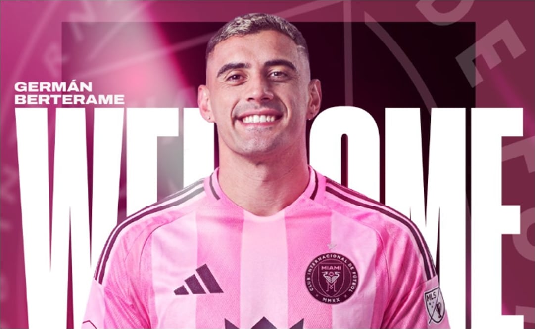 Germán Berterame ya luce los colores del Inter de Miami en las redes sociales del equipo de la MLS. FOTO: @InterMiamiCF