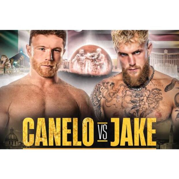 Meses atrás Jake Paul engañó a sus seguidores con un cartel de su supuesta pelea contra el Canelo Álvarez. Foto: Especial
