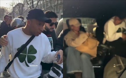 Kylian Mbappé y Ester Expósito fueron captados juntos de nueva cuenta; ahora al salir de un hotel