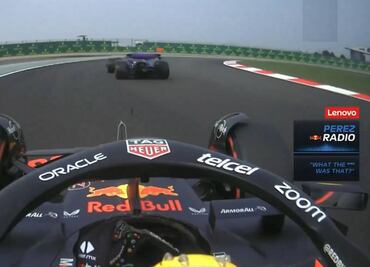 Checo Pérez explotó contra Alex Albon en el GP de China: "¡Qué carajo fue eso!"