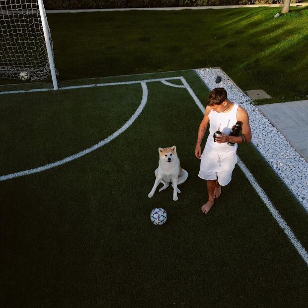 Paulo Dybala en su mansión. Fuente: Instagram @paulodybala