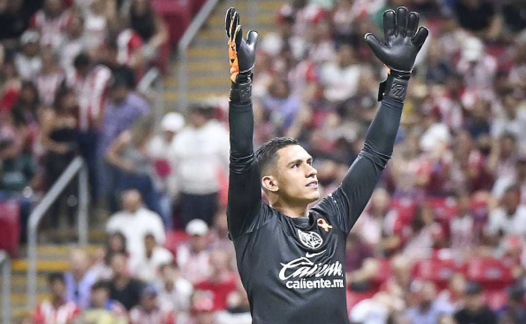Luis Malagón se burló de la afición de las Chivas durante el partido de Ida. Foto: Imago7