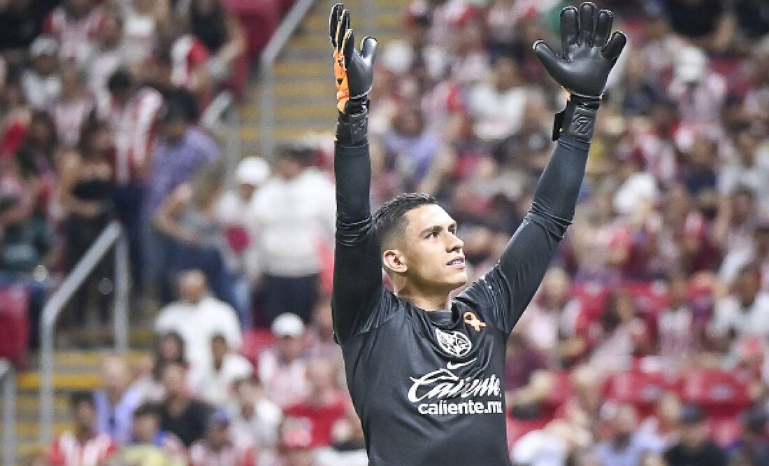 Luis Malagón se burló de la afición de las Chivas durante el partido de Ida. Foto: Imago7