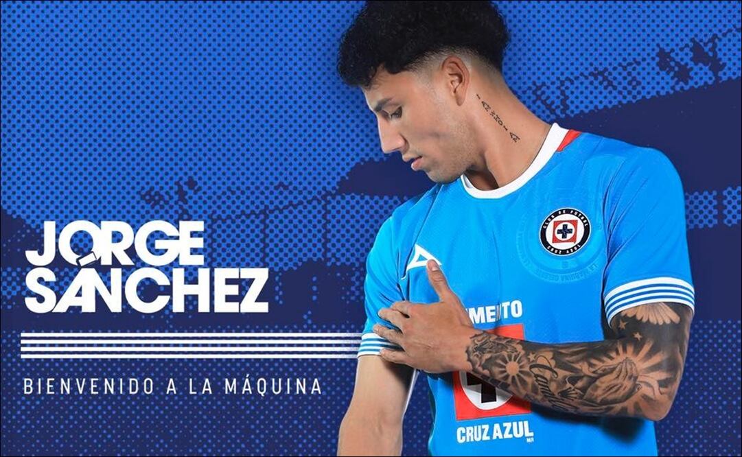Jorge Sánchez, nuevo jugador de Cruz Azul. FOTO: @CruzAzul