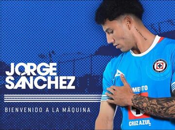 Cruz Azul ya hizo oficial la llegada de Jorge Sánchez como su nuevo refuerzo para el Apertura 2024