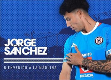Cruz Azul ya hizo oficial la llegada de Jorge Sánchez como su nuevo refuerzo para el Apertura 2024