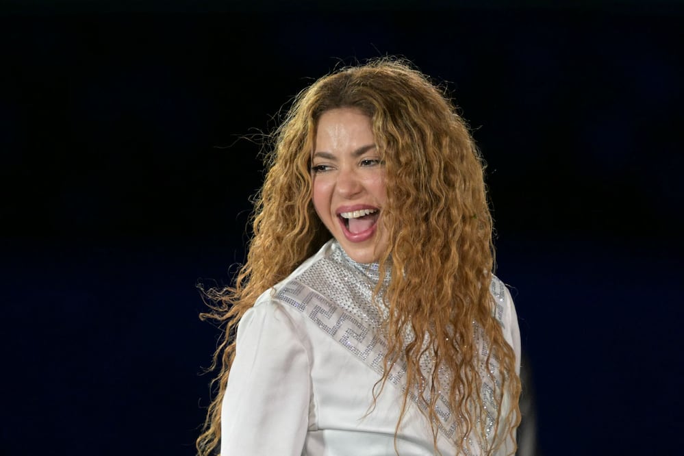 Shakira en una presentación de su gira 'Las Mujeres ya no Lloran' - Foto: AFP