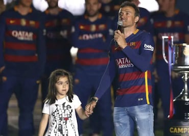 Ella es Xana, la hija de Luis Enrique que fue homenajeada en la Final de Champions League