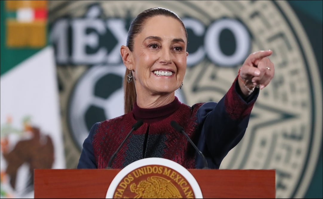 Claudia Sheinbaum dio detalles sobre el concurso de su boleto para ir a la inauguración del Mundial 2026. FOTO: EFE