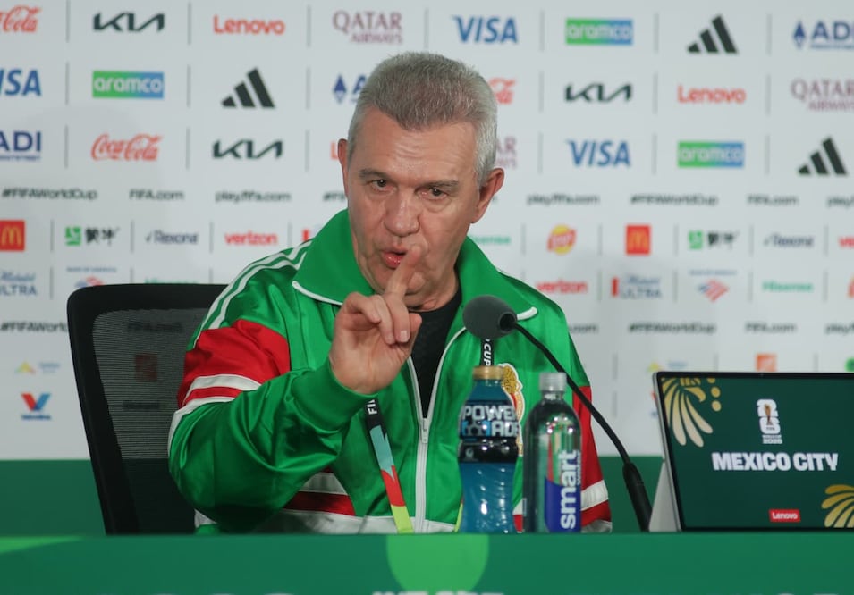 Javier Aguirre en conferencia con la Selección Mexicana, durante la Copa del Mundo de 2026 - Foto: Carlos Mejía | EL UNIVERSAL
