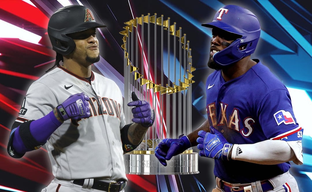 Adolis García y Ketel Marte prometen muchos fuegos artificiales en la Serie Mundial. Fotos: AFP