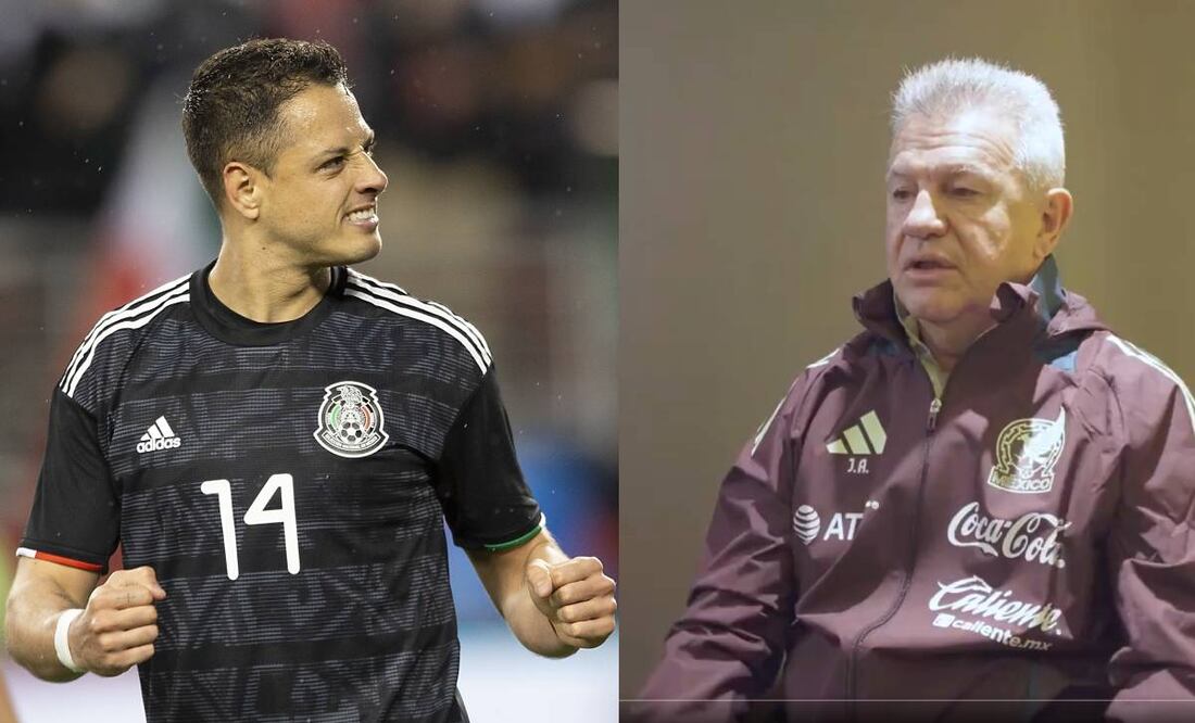 Chicharito Hernández le dio 'like' a la entrevista de Javier Aguirre como entrenador de la Selección Mexicana. Foto: Especial