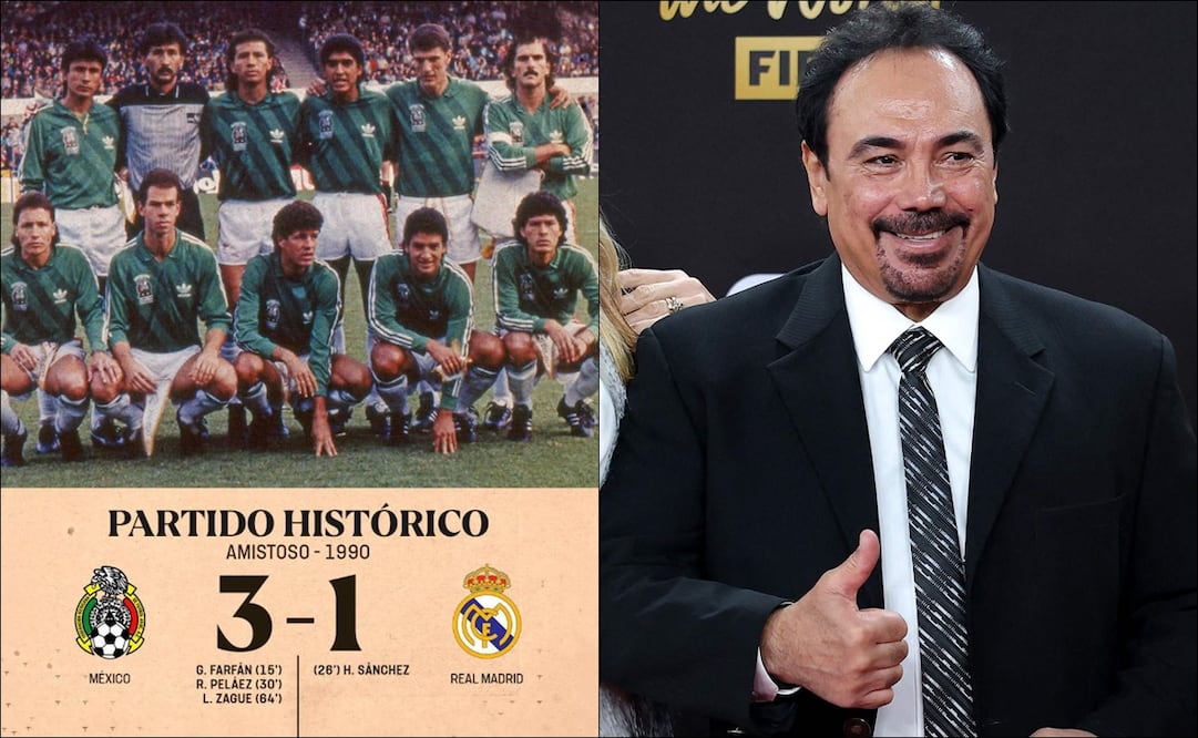 Hugo Sánchez le metió gol a la Selección Mexicana en 1990. FOTO: Especial / AFP
