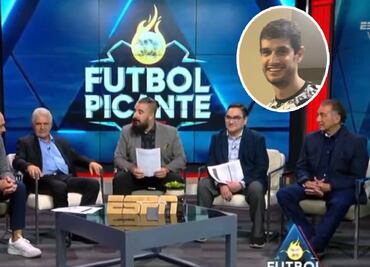 Álvaro Morales quedó en ridículo por querer defender a Adrián Marcelo en Futbol Picante