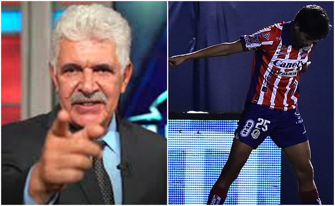 Ricardo Ferretti en Futbol Picante y Jurgen Damm festejando como Cristiano / FOTOS: Capturas