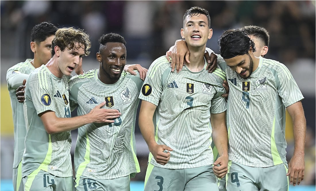 César Montes (#3) suma tres goles en esta Copa Oro. FOTO: IMAGO7