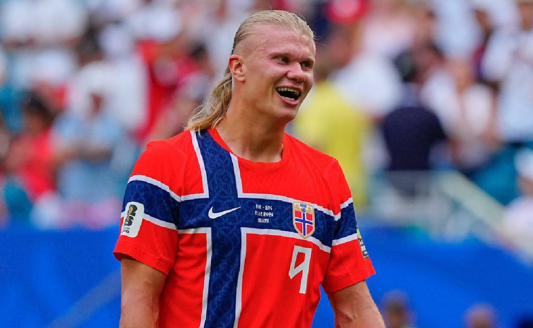 Erling Haaland, durante el partido entre Noruega e Inglaterra en los Cuartos de Final de la Copa del Mundo. FOTO: Imago7