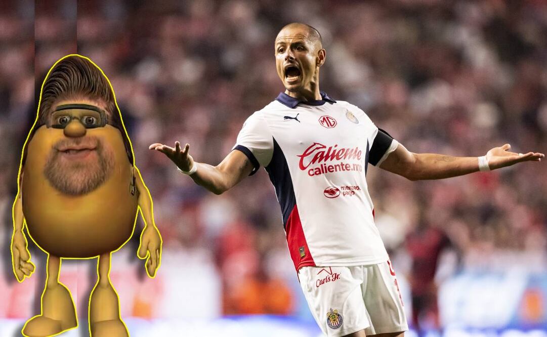 Chicharito Hernández se unió a las burlas contra un comentarista al que comparan con un 'Boing de mango'. Foto: Especial