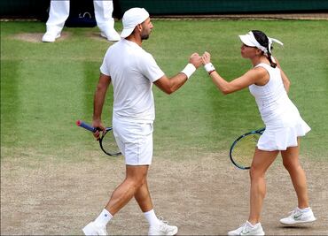 Los mexicanos Giuliana Olmos y Santiago González jugarán la Final de Dobles mixtos en Wimbledon