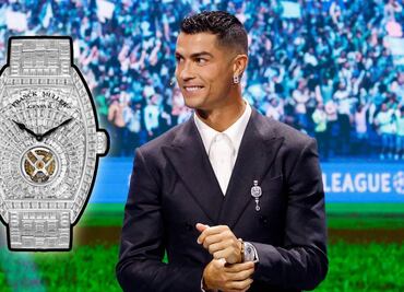 Cristiano Ronaldo usó en el sorteo de la Champions League un reloj valuado en 32 millones de pesos