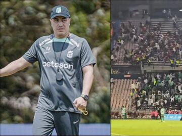 Al menos 21 heridos dejan disturbios en el partido de Atlético Nacional, del mexicano Efraín Juárez