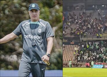 Al menos 21 heridos dejan disturbios en el partido de Atlético Nacional, del mexicano Efraín Juárez