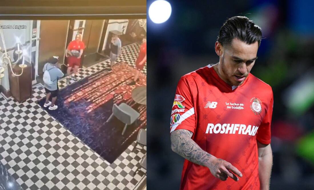 Canelo Angulo será uno de los jugadores del Toluca castigados por romper un jarrón en el hotel de concentración. Foto: Especial